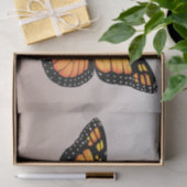 Peach Ombre Butterfly Tissuepapier (Geschenk)
