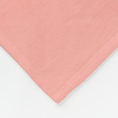 Peach Ombre California State & Verplaatsbaar Hart Fleece Deken (Hoek)