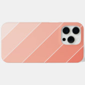 Peach Ombré Stripes Case-Mate iPhone Case (Achterkant (horizontaal))