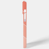 Peach Ombré Stripes Case-Mate iPhone Case (Achterkant / Links)