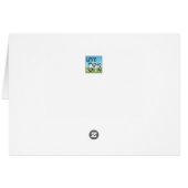 Peach on Earth Funny-kerstkaart (Achterkant Horizontaal)