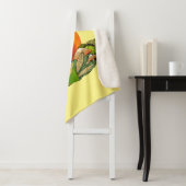 Peach on Earth Funny Kerstmis Sherpa Deken (In situ)