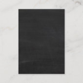 Peach, onze kleine perzik, verjaardagskaartjes visitekaartje (Achterkant)