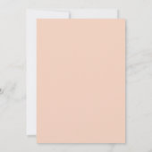 Peach Oranje Gold Marble Effect Elegant Wedding Save The Date (Achterkant)