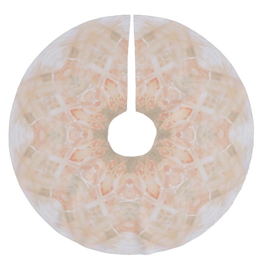 Peach Oranje Mandala Kerstboom Rok (Voorkant)