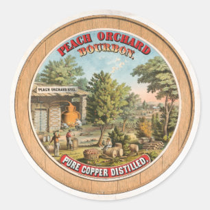 Peach Orchard Bourbon Still  Label