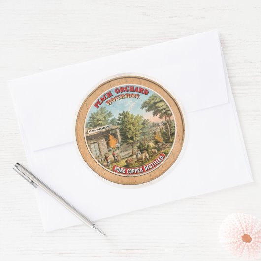 Peach Orchard Bourbon Still  Label (Envelop)