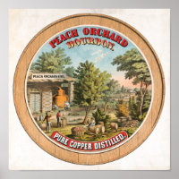 Peach Orchard Bourbon Still Label