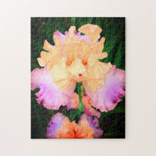 Peach & Paars Iris Legpuzzel