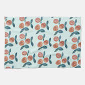 Peach Painting Zoet als een perzik Theedoek (Horizontaal)