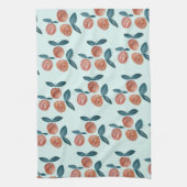 Peach Painting Zoet als een perzik Theedoek (Verticaal)