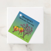 Peach Pals Funny Cartoon Jam Pie en meer Bedankjes Labels (In situ)