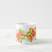 'Peach Paradise' op een Espresso Mok (Voorkant)