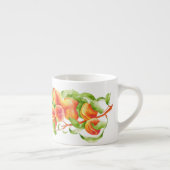 'Peach Paradise' op een Espresso Mok (Rechts)