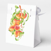 'Peach Paradise' op een Favor Box Bedankdoosjes (Achterkant)