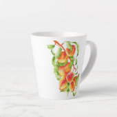 'Peach Paradise' op een Kleine Latte Mok (Rechterhoek)