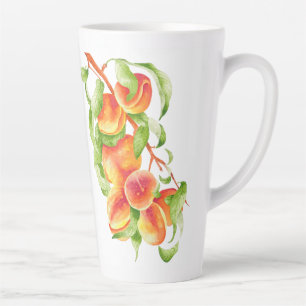'Peach Paradise' op een Large Latte Mok