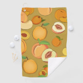 Peach Patroon 2 Golfhanddoek (Insitu)