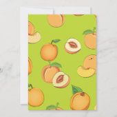 Peach Patroon 4 Bedankkaart (Voorkant)