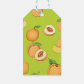 Peach Patroon 4 Cadeaulabel (Achterkant)