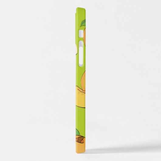 Peach Patroon 4 iPhone Hoesje (Linkerkant)