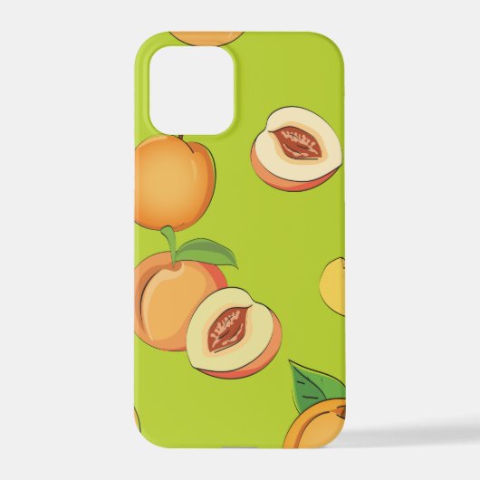 Peach Patroon 4 iPhone Hoesje (Achterkant)