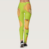 Peach Patroon 4 Leggings (Achterkant)