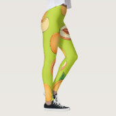 Peach Patroon 4 Leggings (Rechts)