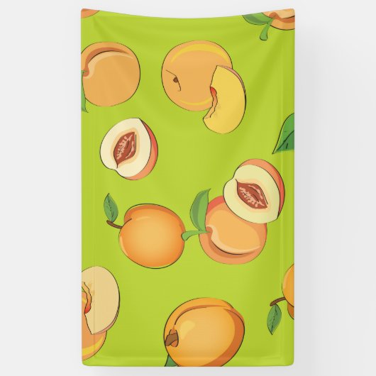 Peach Patroon 4 Spandoek (Verticaal)