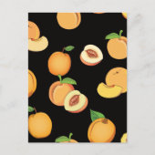 Peach Patroon 5 Feestdagenkaart (Voorkant)