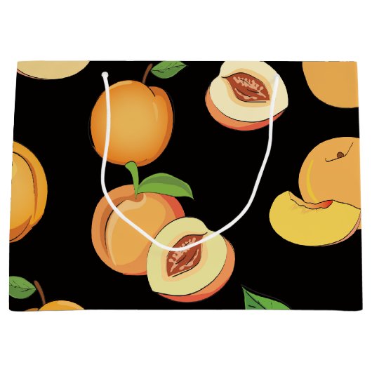 Peach Patroon 5 Groot Cadeauzakje (Voorkant)