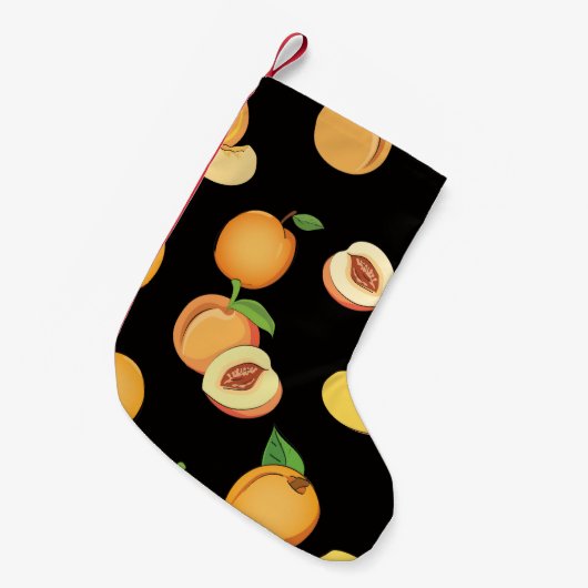 Peach Patroon 5 Kleine Kerstsok (Voorkant (Hangend))