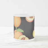 Peach Patroon 5 Matglas Koffiemok (Center)