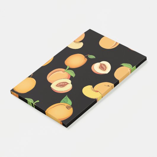 Peach Patroon 5 Post-it® Notes (Schuin)