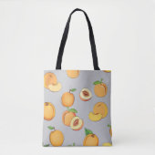 Peach Patroon 6 Tote Bag (Voorkant)