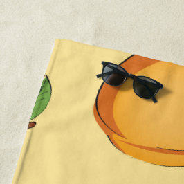 Peach Patroon 7 Strandlaken