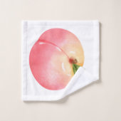 Peach Patroon Bad Handdoek (Wasdoekje)