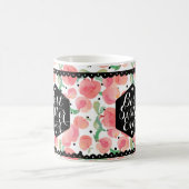 Peach Patroon Beste zuster ooit op maat Koffiemok (Center)