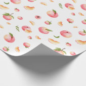 Peach Patroon Cadeaupapier (Hoek)