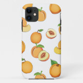 Peach Patroon Case-Mate iPhone Case (Achterkant)