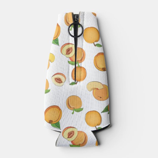 Peach Patroon Flesjeskoeler (Achterkant)