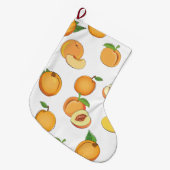 Peach Patroon Grote Kerstsok (Voorkant (Hangend))