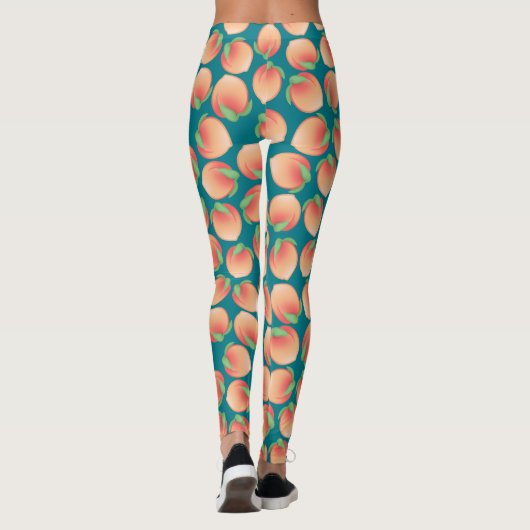 Peach Patroon Leggings (Achterkant)