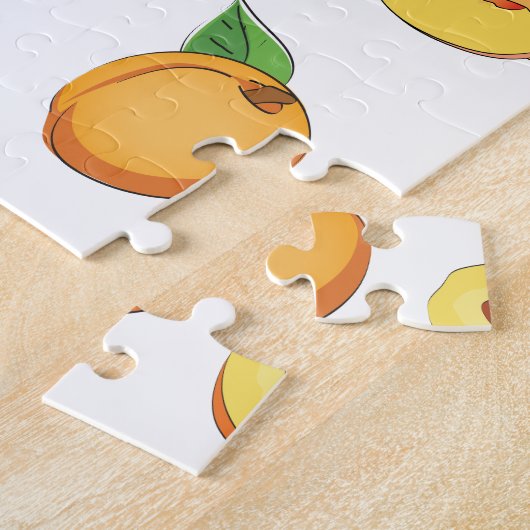 Peach Patroon Legpuzzel (Zijkant)