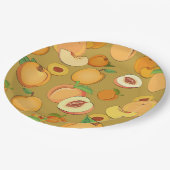 Peach Patroon Papieren Bordje (Gekanteld)