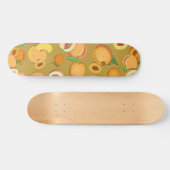 Peach Patroon Persoonlijk Skateboard (Horizontaal)
