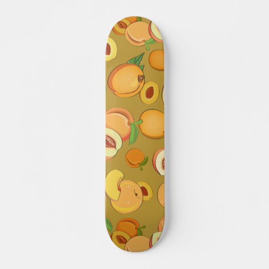 Peach Patroon Persoonlijk Skateboard (Voorkant)