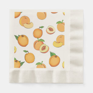 Peach Patroon Servet