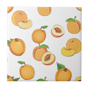 Peach Patroon Tegeltje