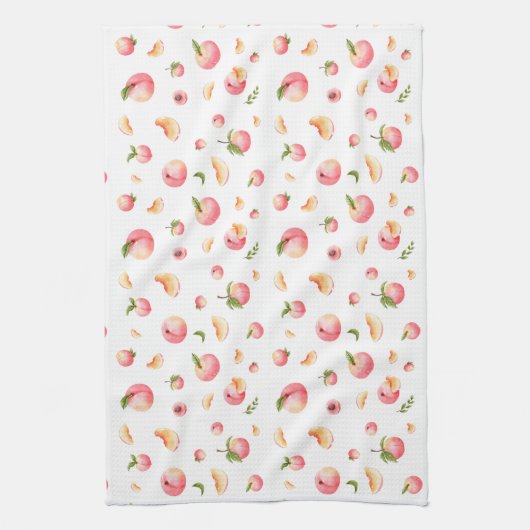 Peach Patroon Theedoek (Verticaal)